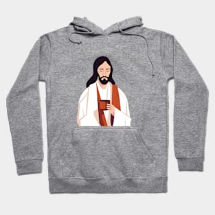 Christian Jesus Drinking Tea Hoodie